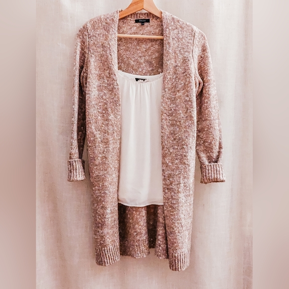 Long sleeve pink sweater vest - Picture 3 of 5